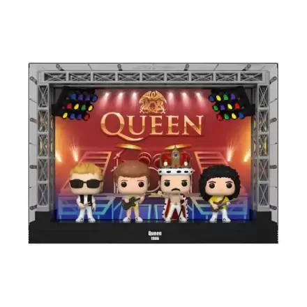 Queen Funko POP Moments Deluxe Vinyl 4 db-os figura csomag Wembley Stadium termékfotója