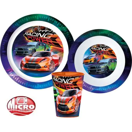 Racing Power étkészlet, micro műanyag szett termékfotó