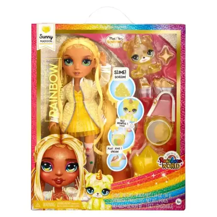 Rainbow High Rainbow World Sunny Puppe 25cm termékfotója