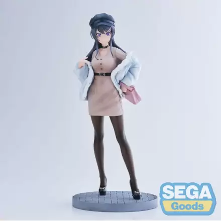 Rascal Does Not Dream of a Bunny Girl Senpai Luminasta Mai Sakurajima Casual Clothes Ver. PVC szobor figura 21 cm termékfotó