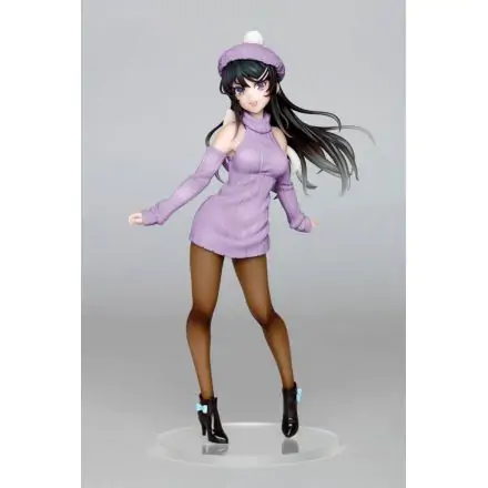 Rascal Does Not Dream of Bunny Girl Senpai Mai Sakurajima Knit One-piece Ver. szobor figura 23 cm termékfotó