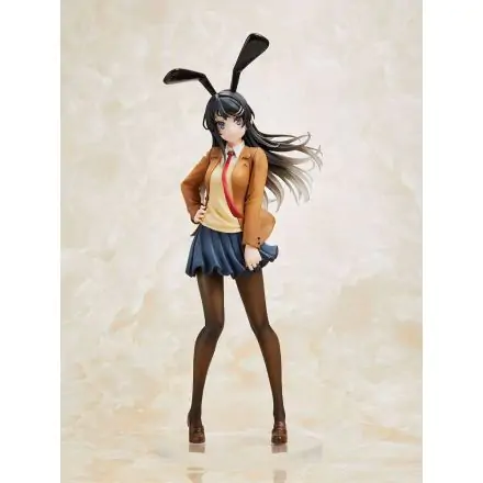 Rascal Does Not Dream of Bunny Girl Senpai Mai Sakurajima Mai Uniform Bunny Ver. szobor figura 23 cm termékfotó