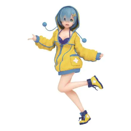 Re:Zero Precious PVC Statue Rem Fluffy Hoodie Ver. PVC szobor figura 23 cm termékfotó