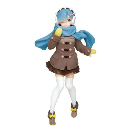 Re:Zero Precious Rem Winter Coat Ver. Renewal PVC szobor figura 23 cm termékfotó