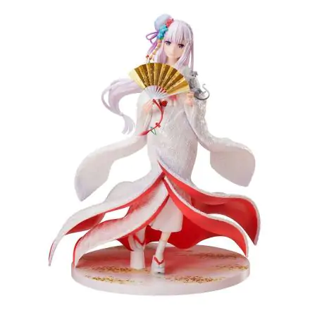 Re:ZERO -Starting Life in Another World- 1/7 Emilia Shiromuku PVC szobor figura 25 cm termékfotó