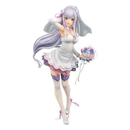 Re:ZERO -Starting Life in Another World- PVC Statue 1/7 Emilia Wedding Ver. 25 cm termékfotója