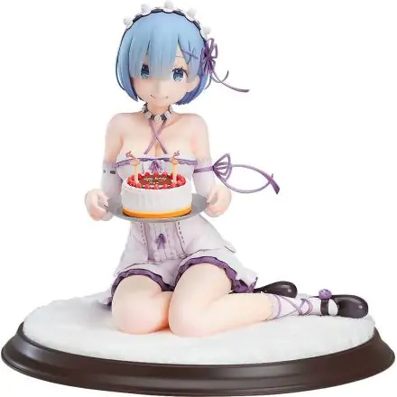 Re:ZERO -Starting Life in Another World- 1/7 Rem Birthday Cake Ver. PVC szobor figura 13 cm termékfotó