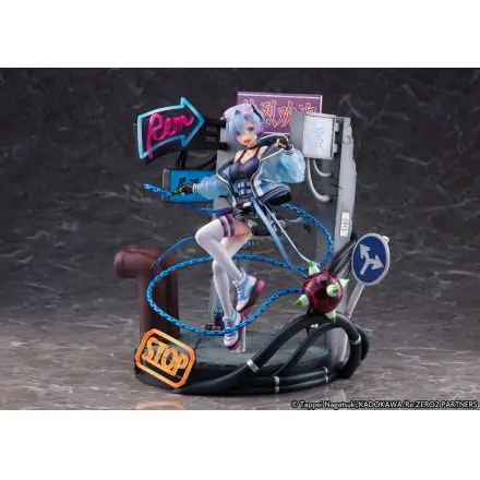 Re: Zero Starting Life in Another World 1/7 Rem Neon City Ver. szobor figura 27 cm termékfotó