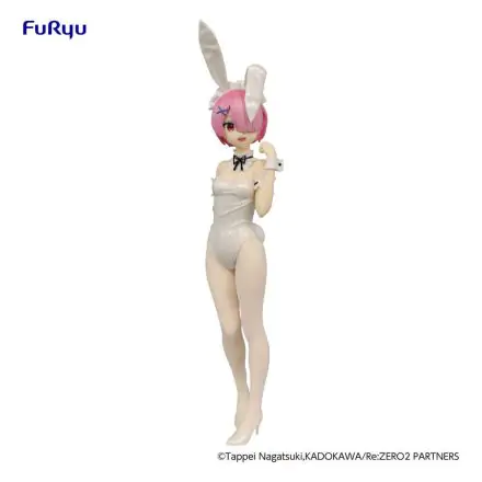 Re:Zero - Starting Life in Another World BiCute Bunnies Ram White Pearl Color Ver. PVC szobor figura 30 cm termékfotó