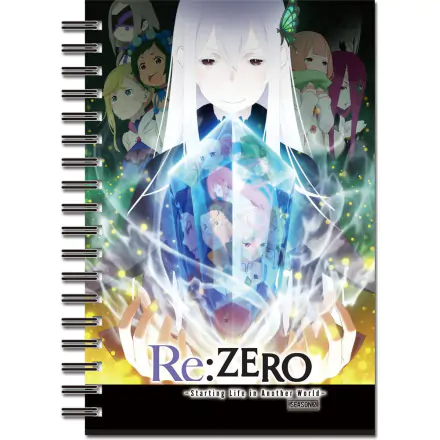 Re:Zero Starting Life in Another World Season 2 Key Art #01 A5 jegyzetfüzet termékfotó