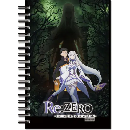 Re:Zero Starting Life in Another World Season 2 Key Art #02 A5 jegyzetfüzet termékfotó