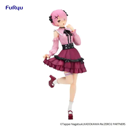 Re:Zero Starting Life in Another World Trio-Try-iT Ram Girly Outfit Pink PVC szobor figura 21 cm termékfotója