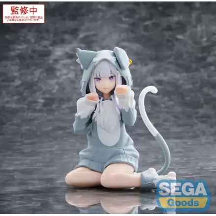 Re:Zero Starting Life in Another World Yumemirize Emilia Mofumofu Pack PVC szobor figura 11 cm termékfotó