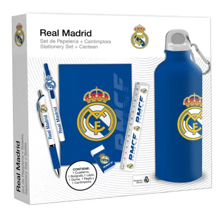 Real Madrid írószer és kulacs csomag termékfotó