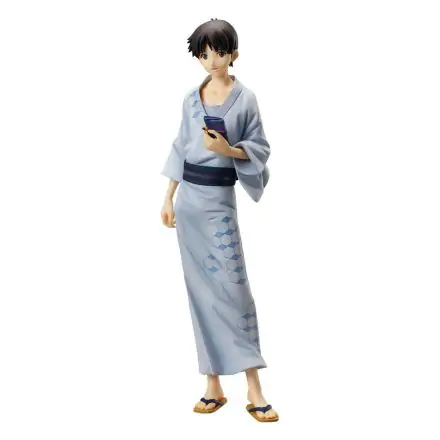 Rebuild of Evangelion 1/8 Shinji Ikari: Yukata Ver. PVC szobor figura 22 cm termékfotó