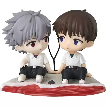 Rebuild of Evangelion Chibi figura Shinji Ikari & Kaworu Nagisa 8 cm    termékfotó