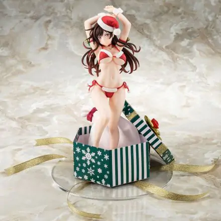 Rent-A-Girlfriend 1/6 Mizuhara Chizuru Santa Bikini de Fuwamoko 2nd Xmas PVC szobor figura 26 cm termékfotója