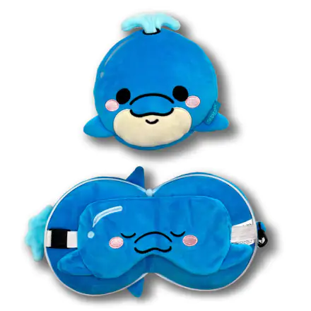 Relaxeazzz Adoramals Blu Dolphin utazó párna és szemtakaró termékfotó