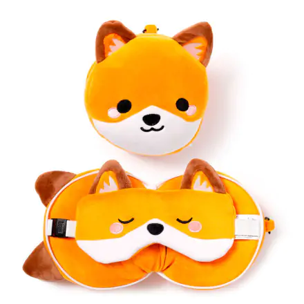 Relaxeazzz Adoramals Finnick Fox utazó párna és szemtakaró termékfotó