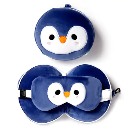 Relaxeazzz Adoramals Penguin utazó párna és szemtakaró termékfotó