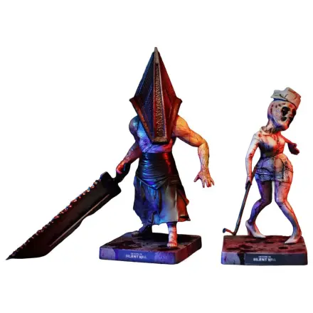 Return to Silent Hill (2026) DefoStyle 2 db-os figura csomag Pyramid Head 20 cm & Bubble Head Nurse 17 cm termékfotó