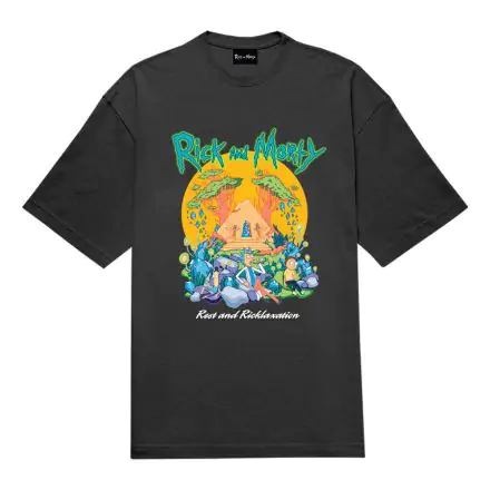 Rick & Morty póló Rest + Ricklaxtion termékfotó