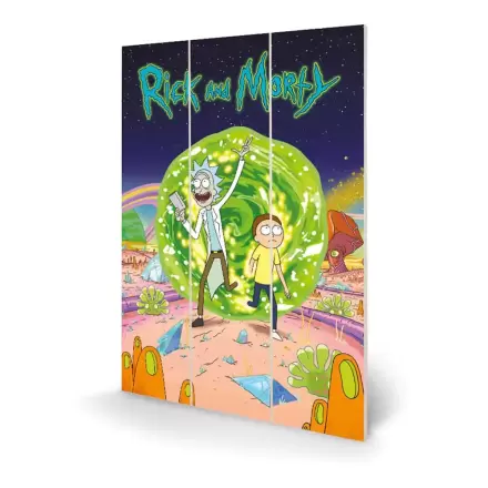 Rick and Morty Portal fali fa poszter 20 x 30 cm termékfotó