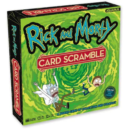 Rick and Morty Card Scramble társasjáték Angol nyelvű termékfotója