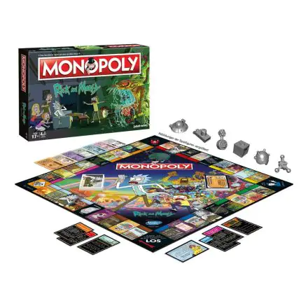 Rick and Morty Monopoly Német nyelvű társasjáték termékfotója
