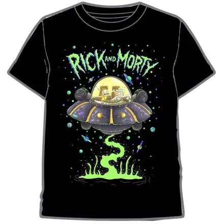 Rick and Morty spaceship felnőtt póló termékfotó