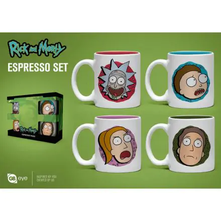 Rick és Morty eszpresszó készlet étkészlet termékfotó