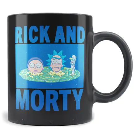 Rick és Morty Heads Portal bögre termékfotó