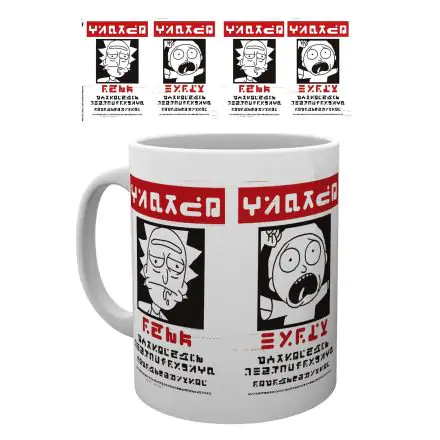 Rick és Morty körözés alatt bögre termékfotó