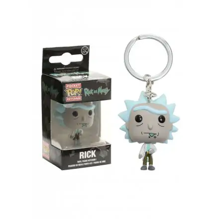 Rick és Morty kulcstartó Rick figurával termékfotó