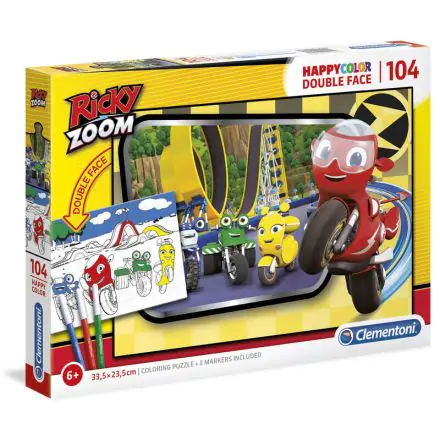 Ricky Zoom Happy Color puzzle 104db-os termékfotó
