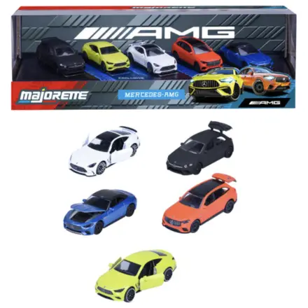 Ride Cool Mercedes-AMG Pack of 5 Miniature autó csomag 1:64 termékfotó