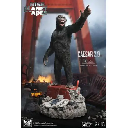 Rise of the Planet of the Apes Caesar 2.0 Deluxe Version szobor figura 30 cm termékfotó