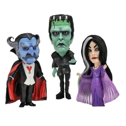 Rob Zombie's Munsters 12 cm Retro Big Head 3 db-os akciófigura csomag termékfotó