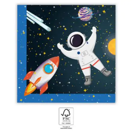 Rocket Space, Űr szalvéta 20 db-os 33x33 cm FSC termékfotó