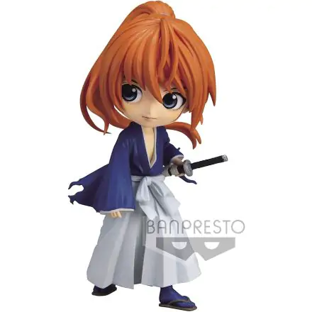 Rurouni Kenshin Meiji Swordsman Romantic Story Battousai Himura Q Posket A figura 14cm termékfotó
