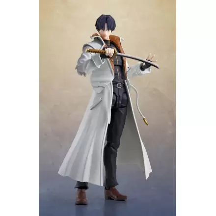 Rurouni Kenshin: Meiji Swordsman Romantic Story S.H. Figuarts akciófigura Aoshi Shinomori 17 cm termékfotója