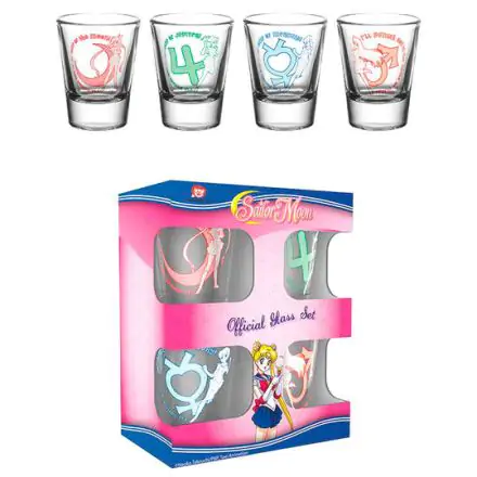 Sailor Moon 4-es ivós pohár csomag termékfotó