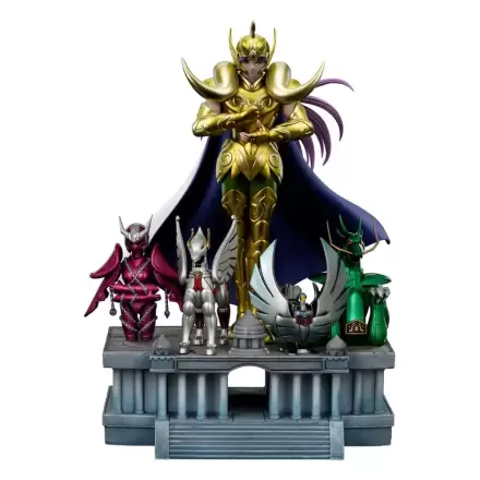 Saint Seiya Art Scale 1/10 Aries Mu Deluxe szobor figura 27 cm termékfotó
