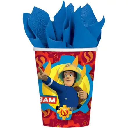 Sam a tűzoltó papír pohár 8 db-os 250 ml termékfotó