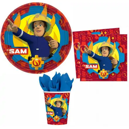 Sam a tűzoltó party szett 36 db-os termékfotó