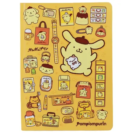 Sanrio A5 Pompompurin jegyzetfüzet  termékfotó