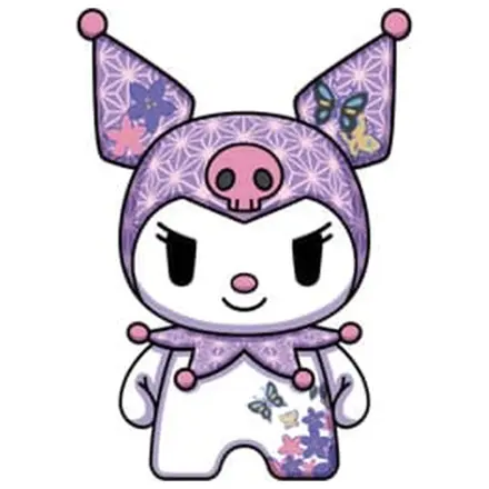Sanrio DZNR Kuromi Asanoha Edition plüss figura 18 cm     termékfotó