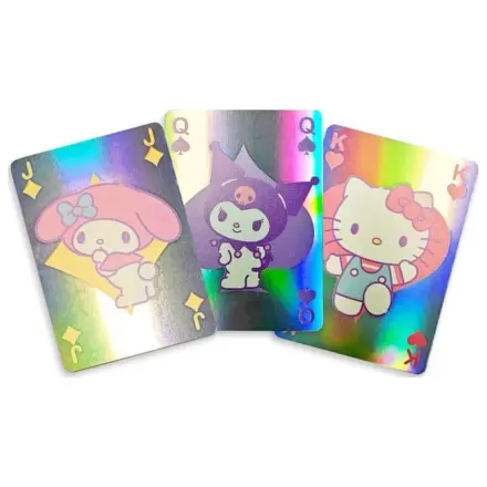 Sanrio Hello Kitty & Friends Cupcake French-suited Deck Holographic kártyajáték  termékfotó