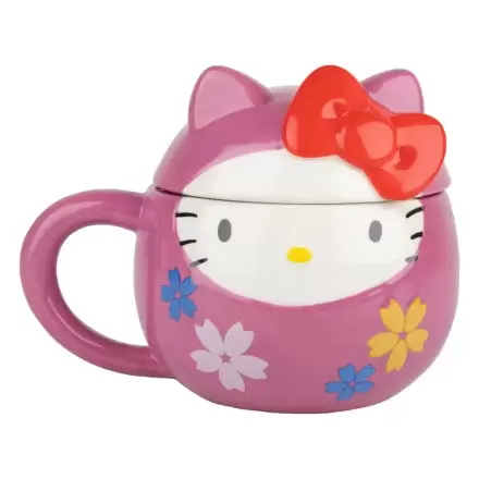 Sanrio Hello Kitty Kitty Daruma 3D bögre termékfotója