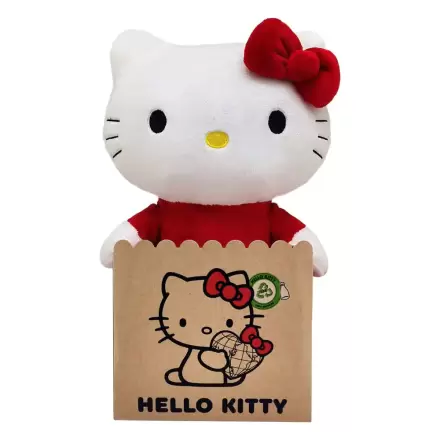 Sanrio Hello Kitty with Red Dress plüss figura 24 cm termékfotója